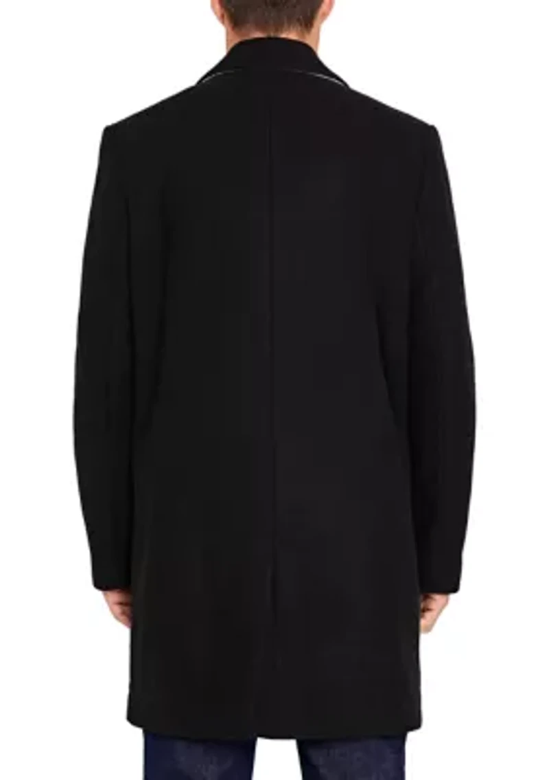Men's Single Breasted Two Button Top Coat