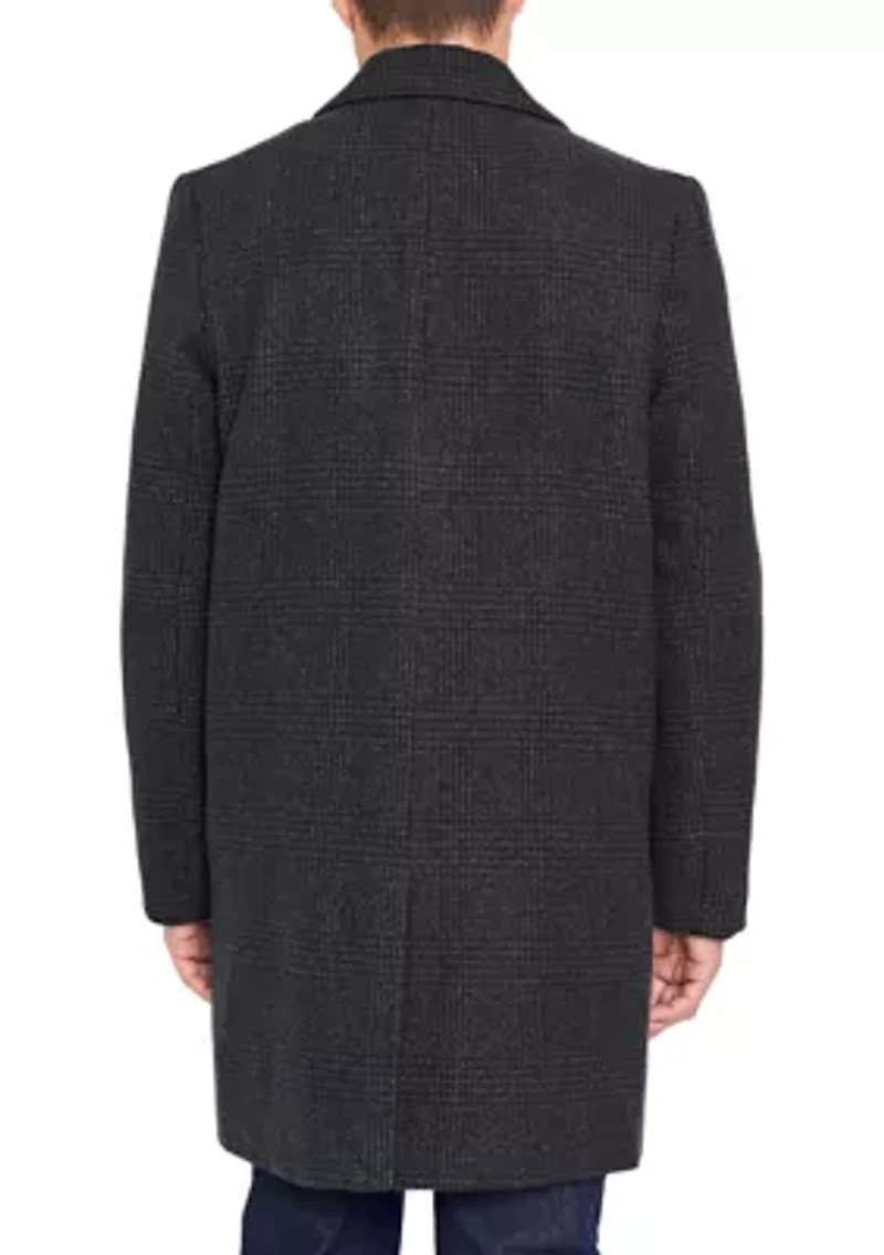 Men's Single Breasted Two Button Top Coat