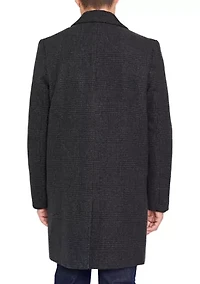 Men's Single Breasted Two Button Top Coat
