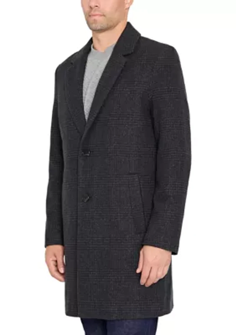 Men's Single Breasted Two Button Top Coat