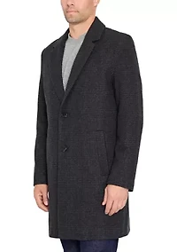 Men's Single Breasted Two Button Top Coat