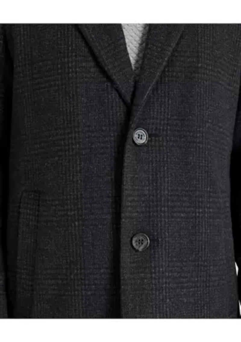 Men's Single Breasted Two Button Top Coat