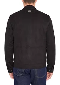 Faux Suede Jacket