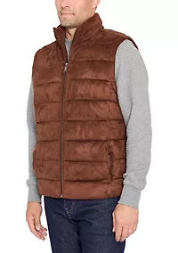 Faux Suede Vest
