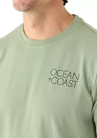 Men's Short Sleeve Americana Deer Graphic T-Shirt