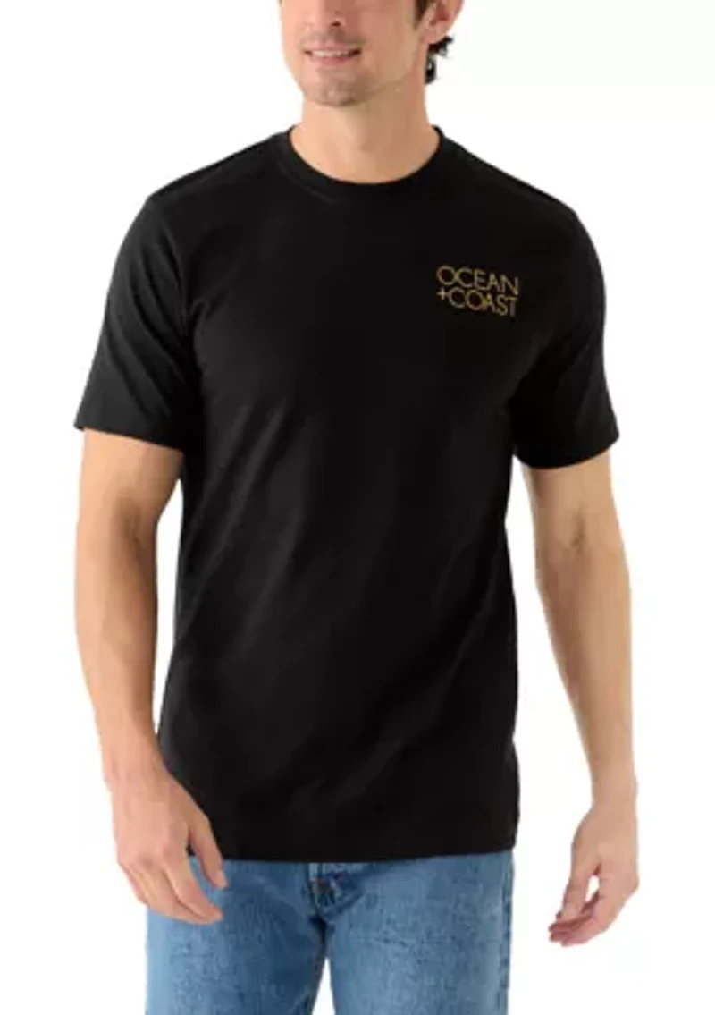 Men's Short Sleeve Dog Graphic T-Shirt