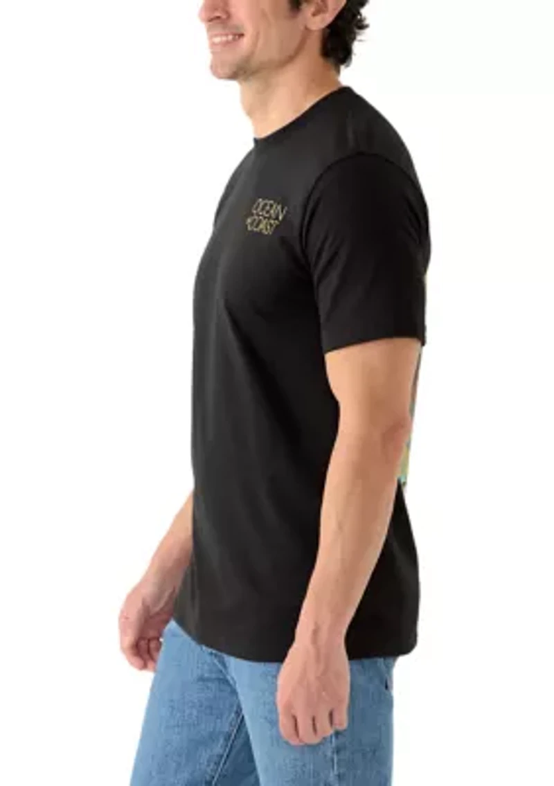 Men's Short Sleeve Dog Graphic T-Shirt