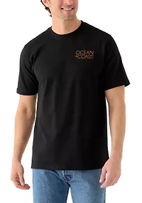 Men's Short Sleeve Graphic Hunting Dog T-Shirt