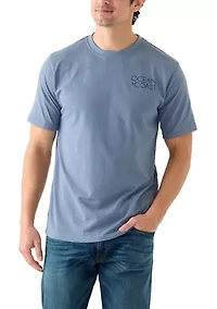 Men's Short Sleeve Graphic Hunting Dog Truck T-Shirt