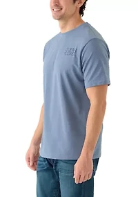 Men's Short Sleeve Graphic Hunting Dog Truck T-Shirt