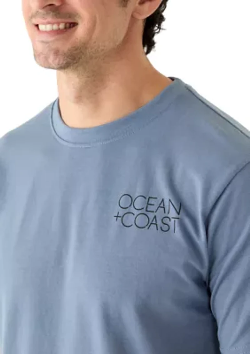 Men's Short Sleeve Graphic Hunting Dog Truck T-Shirt