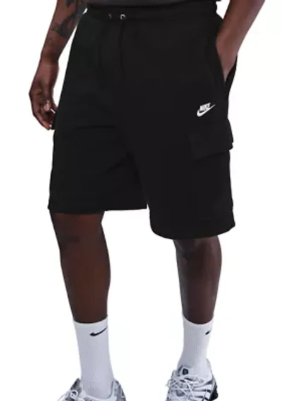 Men's Fleece Cargo Shorts