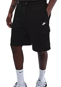 Men's Fleece Cargo Shorts