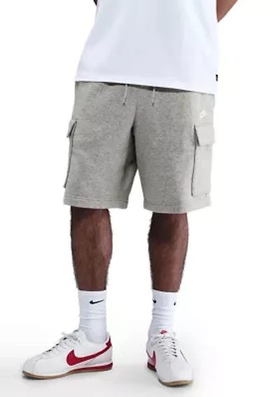 Men's Fleece Cargo Shorts