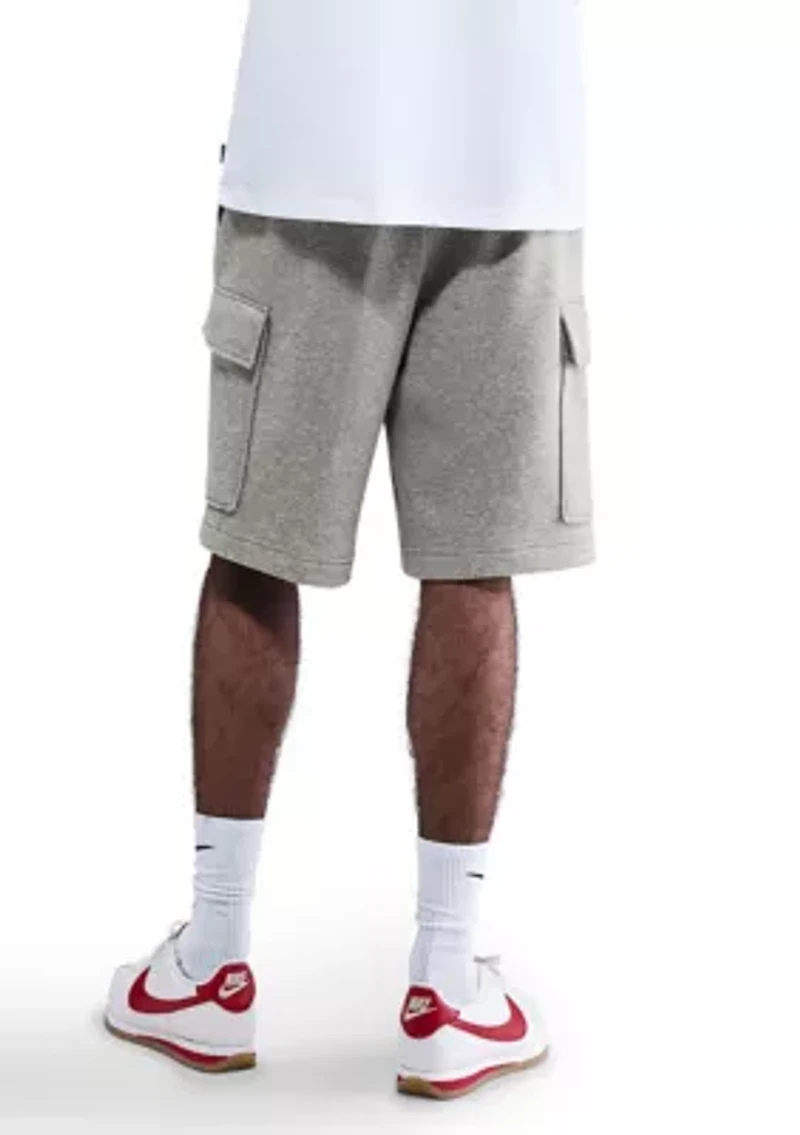 Men's Fleece Cargo Shorts