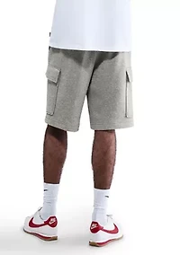 Men's Fleece Cargo Shorts