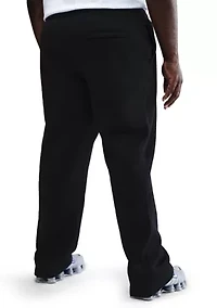 Big & Tall Club Open-Hem Fleece Pants