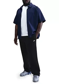 Big & Tall Club Open-Hem Fleece Pants