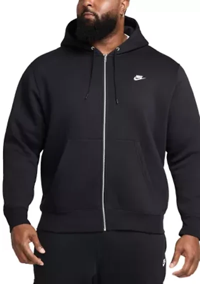 Big & Tall Club Full-Zip Fleece Hoodie
