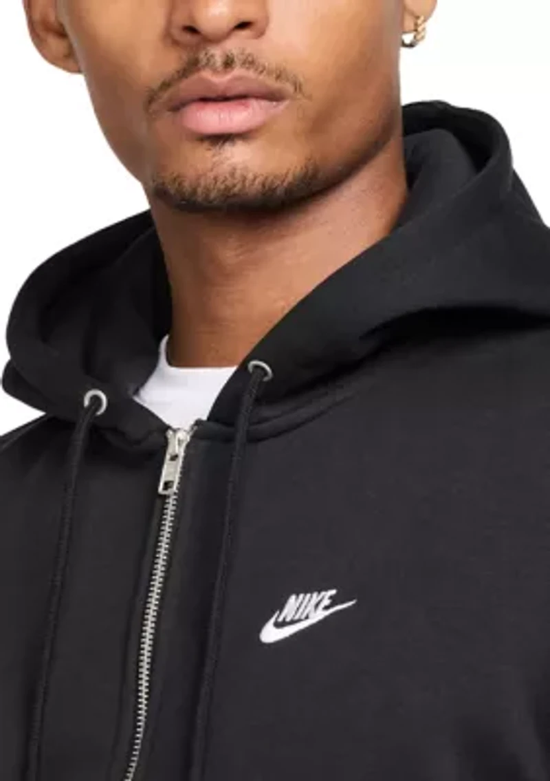 Club Men's Full-Zip Fleece Hoodie