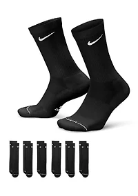 Everyday Elevated Crew Socks - 6 Pack