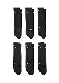 Everyday Elevated Crew Socks - 6 Pack