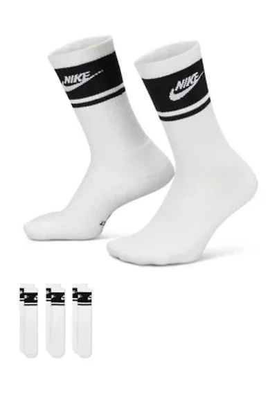 Everyday Elevated Crew Socks-3 Pairs