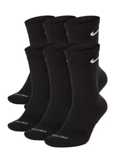 Everyday Plus Cushioned Training Crew Socks - 6 Pack