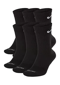 Everyday Plus Cushioned Training Crew Socks - 6 Pack