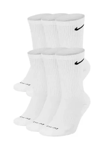 Everyday Plus Cushioned Training Crew Socks - 6 Pack