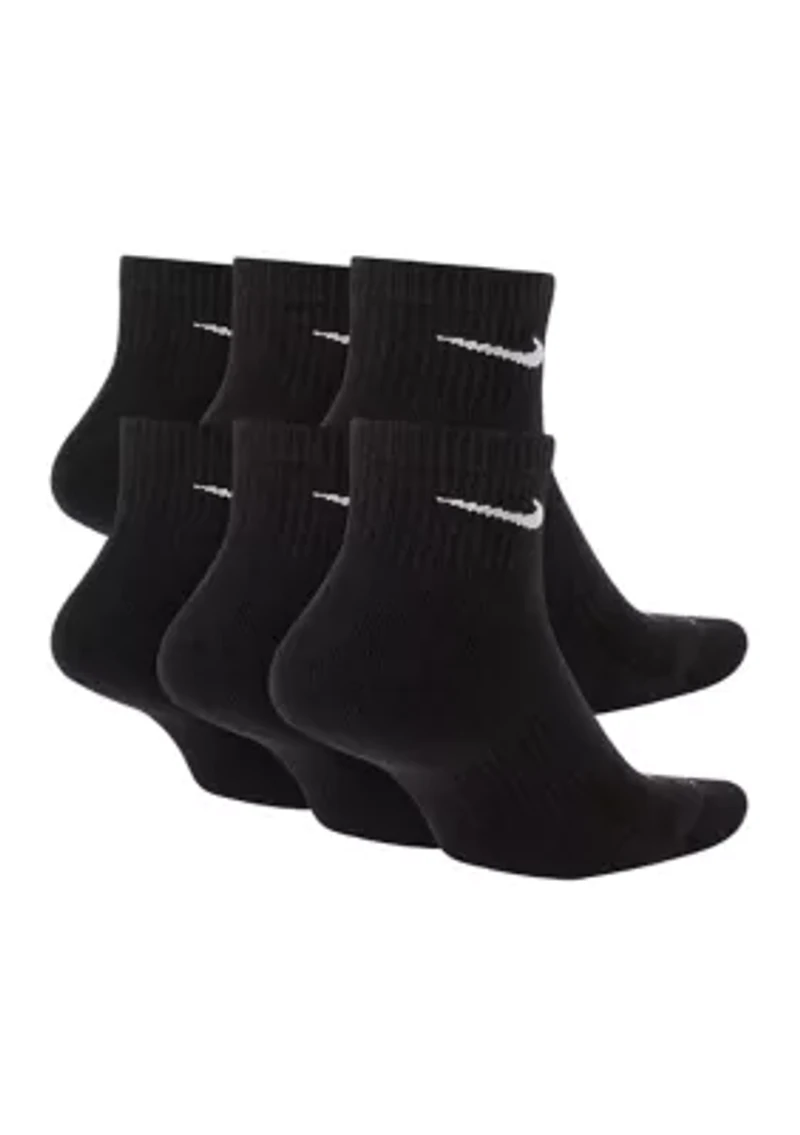 Everyday Plus Cushioned Training Ankle Socks-6 Pairs