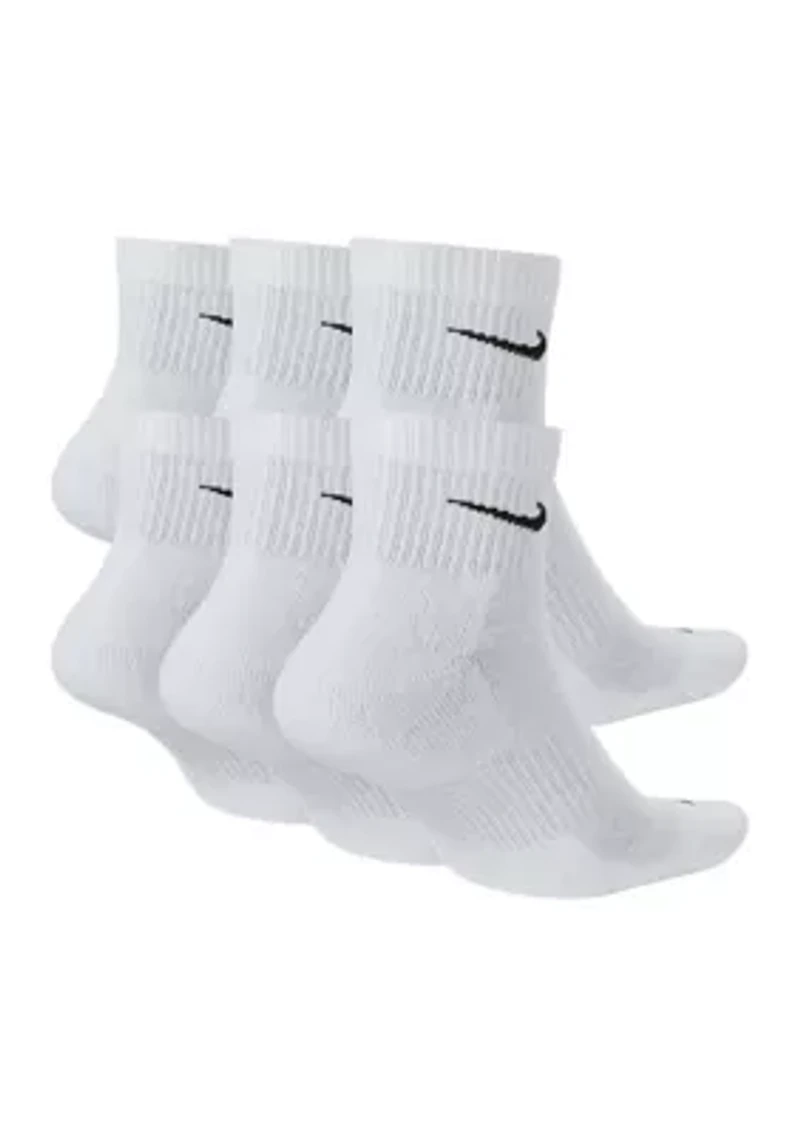 Everyday Plus Cushioned Training Ankle Socks-6 Pairs