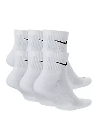 Everyday Plus Cushioned Training Ankle Socks-6 Pairs