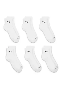 Everyday Plus Cushioned Training Ankle Socks-6 Pairs