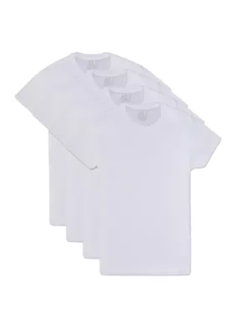 Premium Undershirt White - 4 Pack
