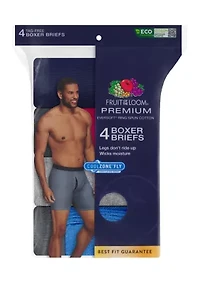 Men's Premium CoolZone® Boxer Briefs, Assorted 4 Pack