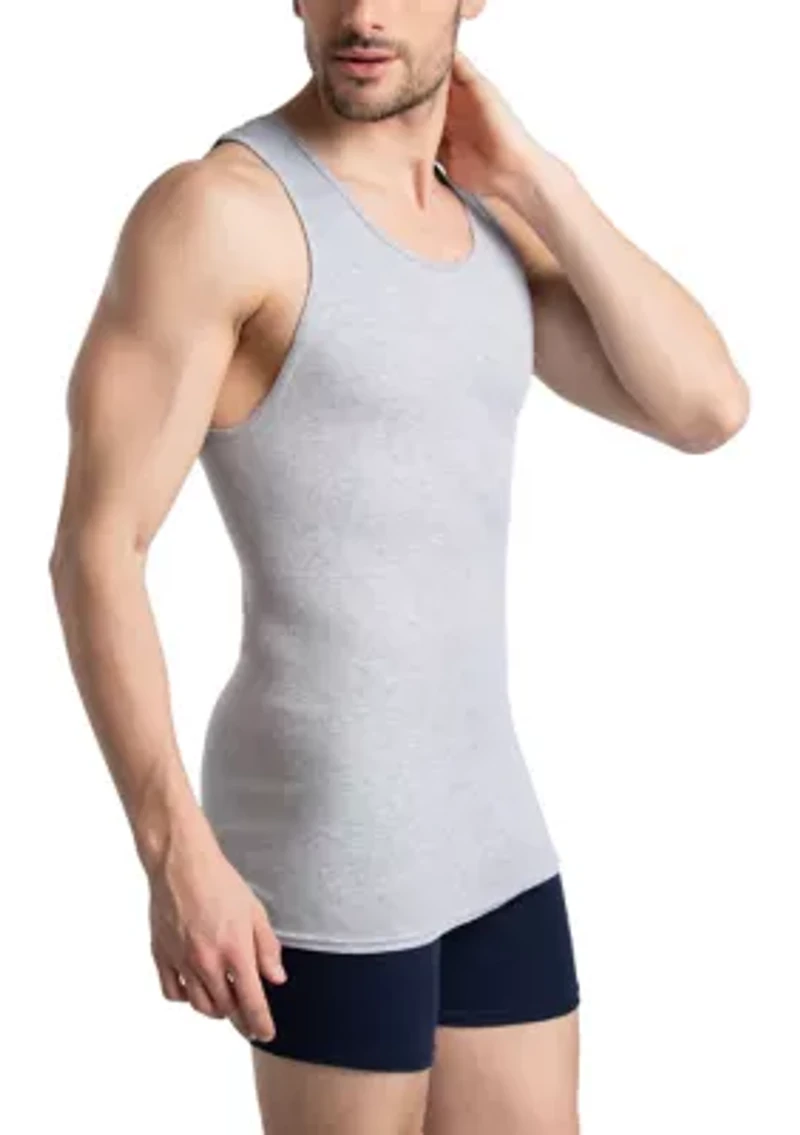 Men's Premium A-Shirt, Black and Gray 4 Pack