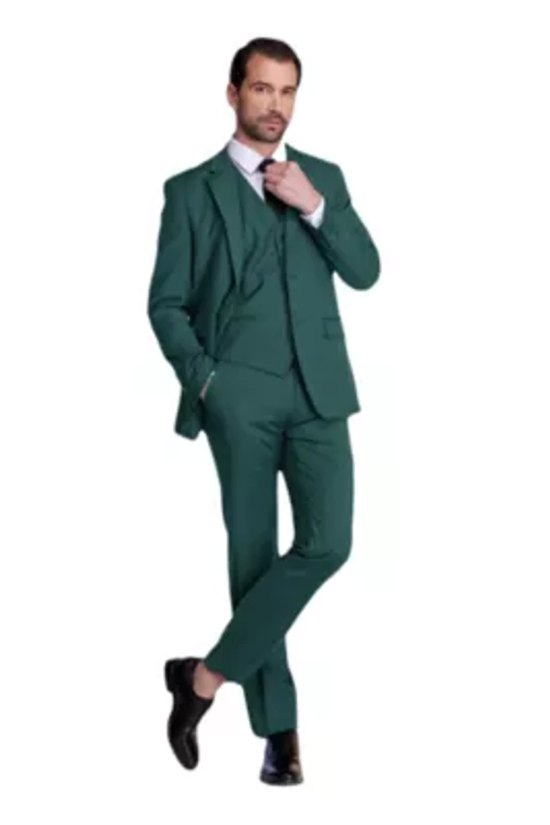 Men's 3-Piece Classic Fit Performance Stretch Suit