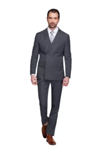 Men's Slim Fit 2-Piece Double Breasted Suit