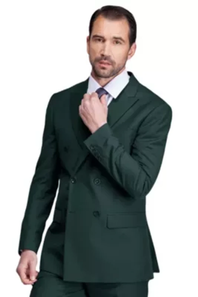 Men's Slim Fit 2-Piece Double Breasted Suit