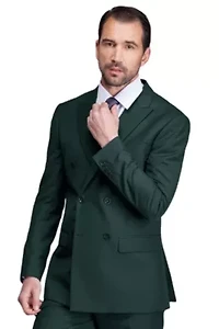 Men's Slim Fit 2-Piece Double Breasted Suit