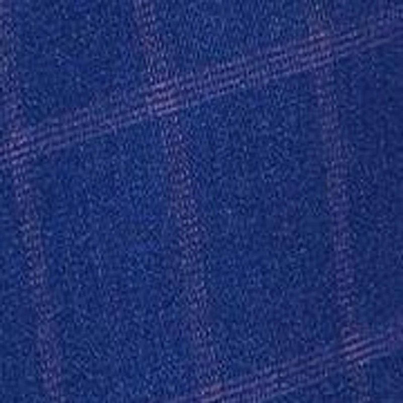 Men's 3-Piece Windowpane Plaid Slim Fit Suit