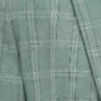 Men's 3 Piece Slim Fit Green Plaid Suit