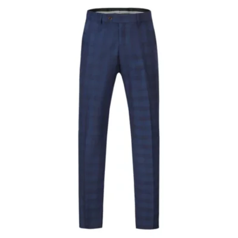 Men's 3-Piece Slim Fit Check Suit