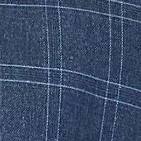 Men's Slim Fit 3PC Tailored Blue Check Suit