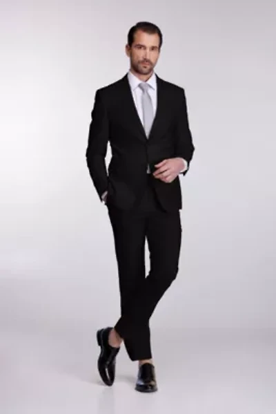 Gino Vitale Men's 2-Piece Stretch Slim-Fit Suit