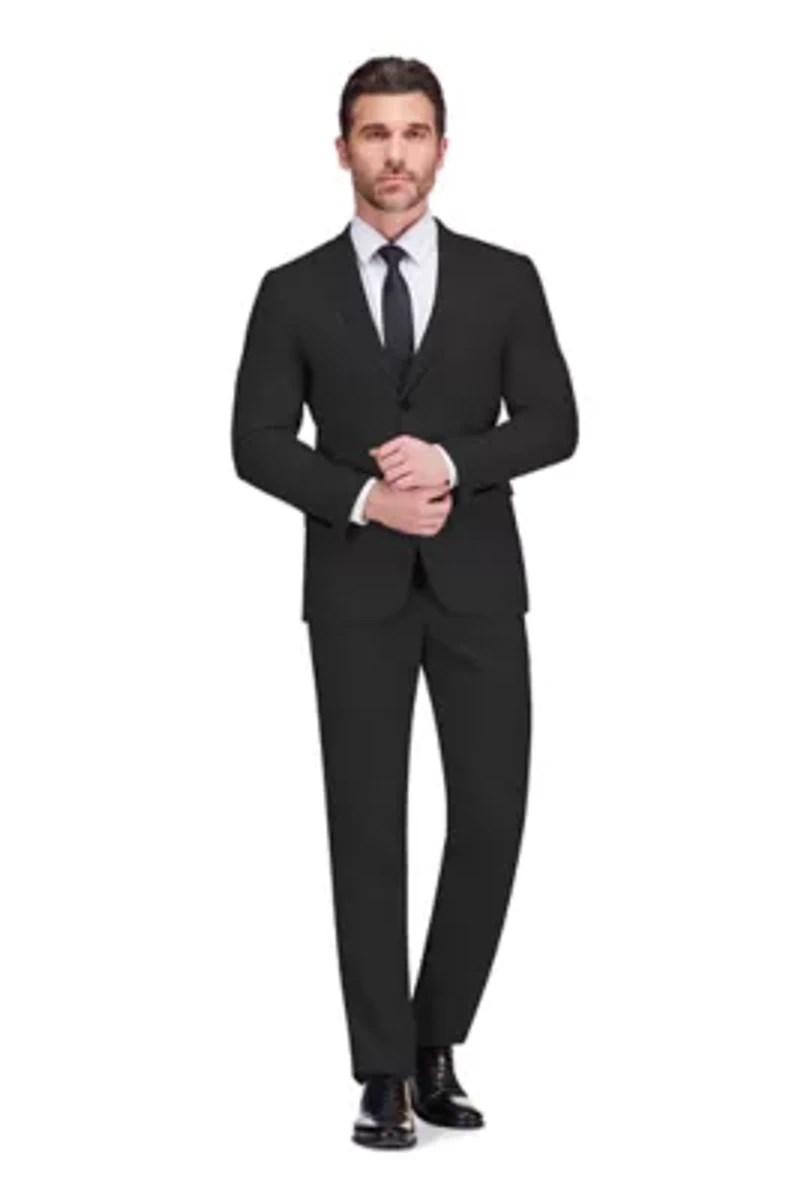 Gino Vitale Men's 2-Piece Stretch Slim-Fit Suit