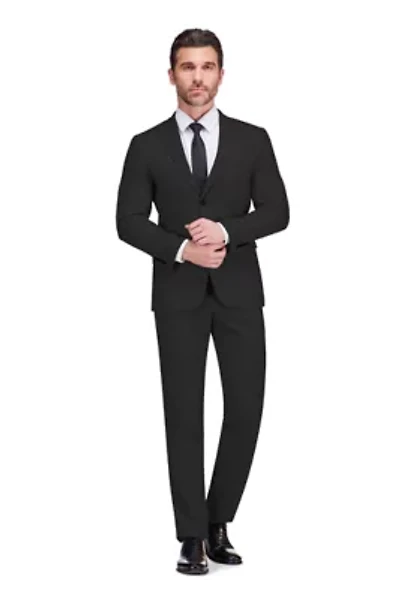 Gino Vitale Men's 2-Piece Stretch Slim-Fit Suit