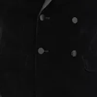 Men's 2-Piece Velvet Birdseye Lapel Double-Breasted Slim-Fit Tuxedo With Performance Stretch Pants