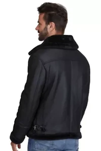 Braveman Faux Shearling Bomber Jacket